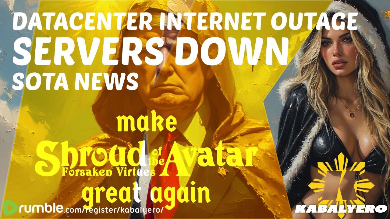 Shroud of the Avatar 2025: Datacenter Internet Outage, Servers DOWN!