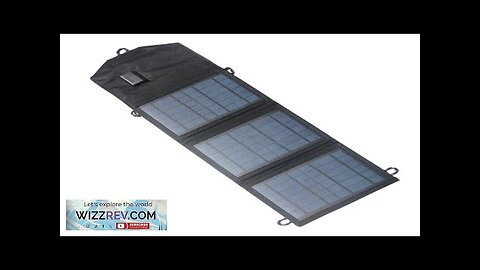 10.5W 5V Portable Solar Panel Foldable Charging Pack USB Solar Charger Power Review