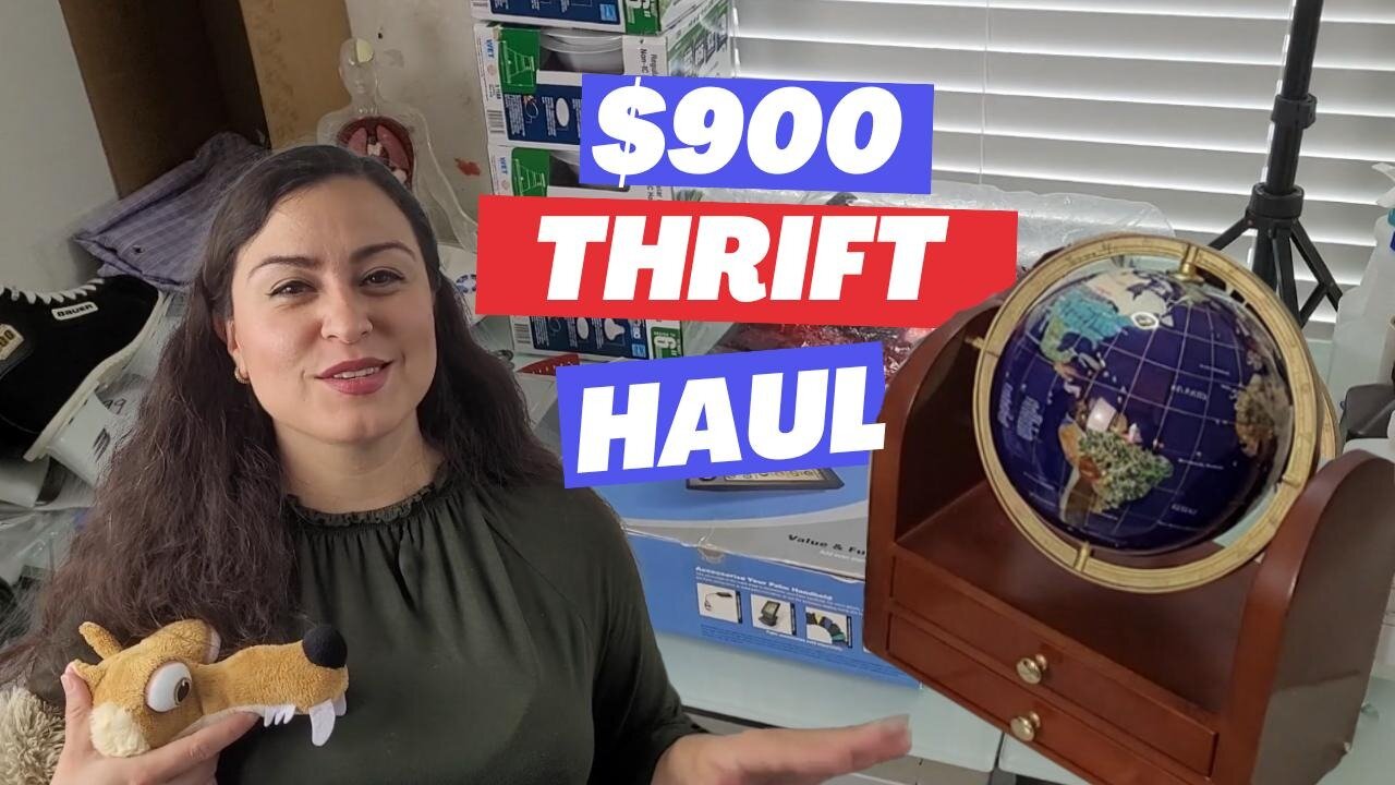 Last Weekend's $900 Thrift Haul! Finding Items To Flip Online For Profit! #thrifthaul