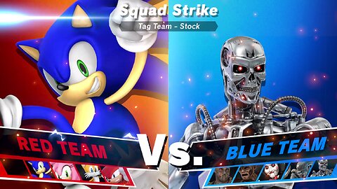 Team Sonic vs Team Horror Films - SSBU Squad Strike Quickie [FIXED]