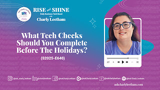 What Tech Checks Should You Complete Before The Holidays? (2025/640)