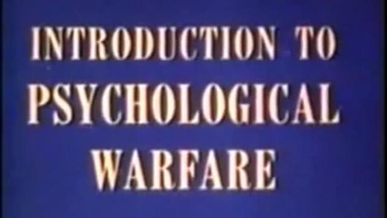 US Army Presents - Intro to Phychological Warfare MCMLV - 1955