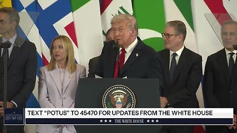 President Trump Participates in a Middle East Peace Ceremony