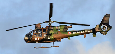 ARMEÈ DE TERRA, GAZELLE, GCF, FRENCH ARMY HELICOPTER