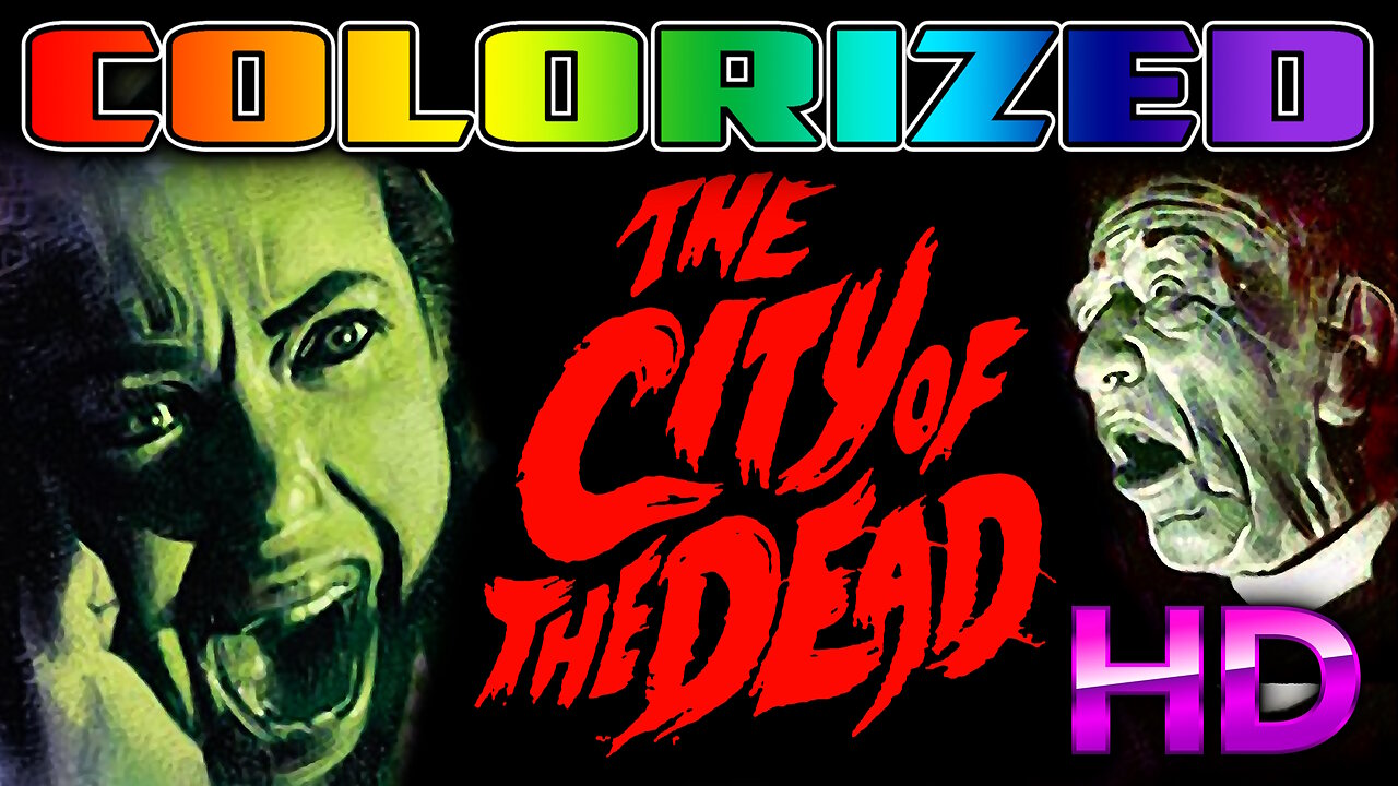 City Of The Dead (aka Horror Hotel) - AI COLORIZED - Horror - Starring Christopher Lee