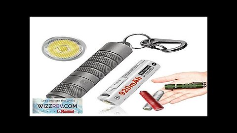 Lumintop Silver Fox 2.0 760LM EDC LED Keychain Flashlight with 14500 USB-C Review