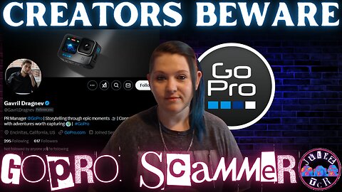PSA for ALL Content Creators: GoPro Scammer Attempt on Twitter #scammer