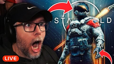 🔴LIVE - SILVERFOX FINALLY PLAYS STARFIELD