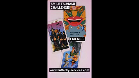 CAN SMILING MAKE YOU RICH? BE PART OF THE SMILE TSUNAMI CHALLENGE! #TAROTREADING #smile #SHORTS #YOU