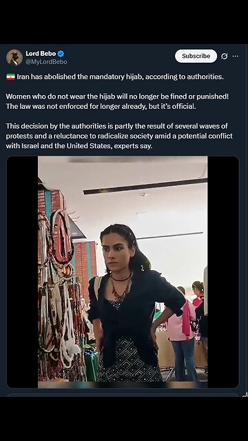 Iran has abolished the mandatory hijab, according to authorities. Women who do not...