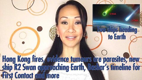 Hong Kong fires, evidence tumours are parasites, new ship R2 Swan approaching Earth, First Contact and more