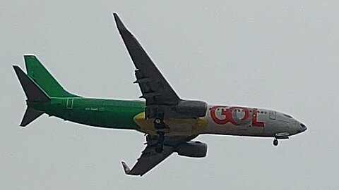 Boeing 737-800 PR-GUK coming from Guarulhos to Fortaleza