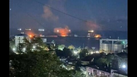 Ukrainian Drones Set Fire To One Of Russia's Biggest Oil Refineries!