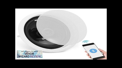 VEVOR 6.5'' Bluetooth in Ceiling Speakers 150W Flush Mount Ceiling & in-Wall Review