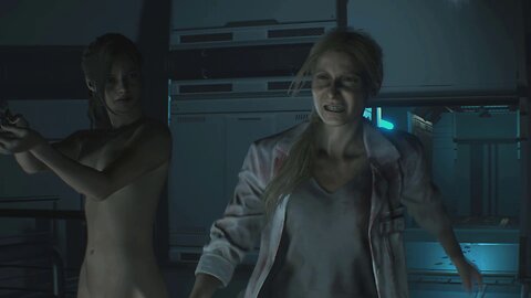 Let's Play Resident Evil 2 remake Part 8 of 8 Claire Nude Mod