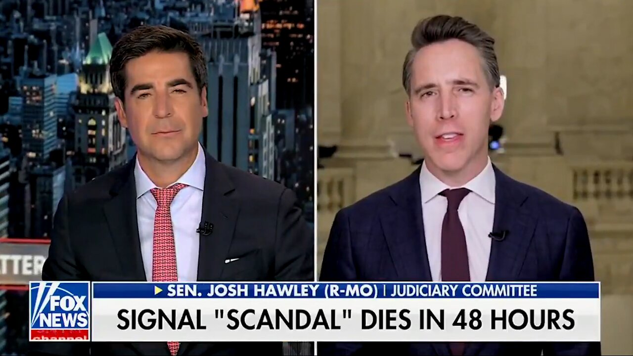 Josh Hawley: "Outrageous" Dems Try To Trash Hegseth