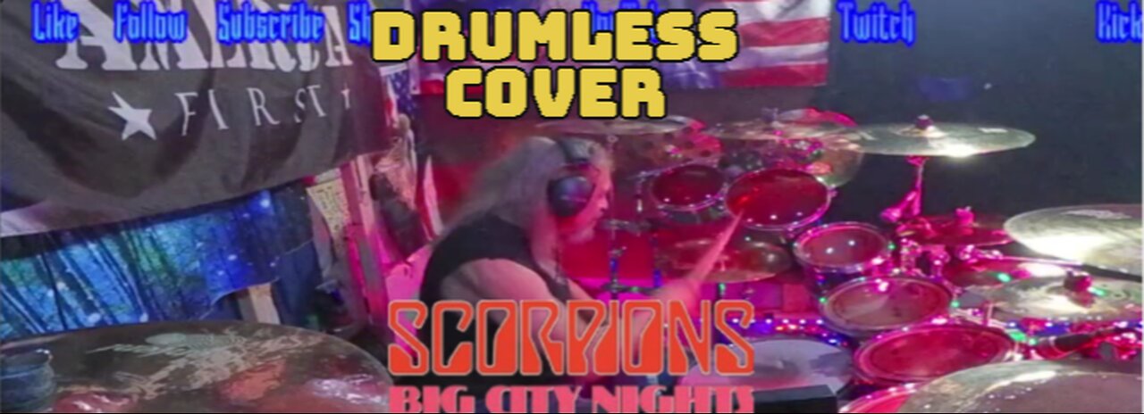 Scorpions Big City Nights Drumless Covers By J.Boyle #scorpions #drumcovers