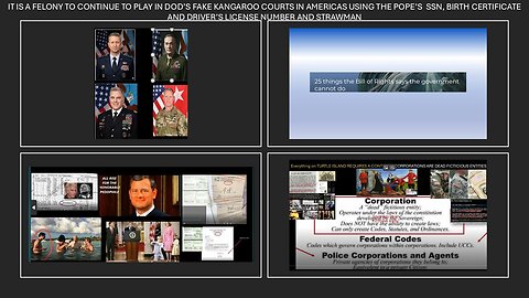 DOD AND THE STATE INC OWNS THE FAKE KANGAROO COURTS, YOUR SSN, BIRTH CERTIFICATES, DRIVERS LICENSE
