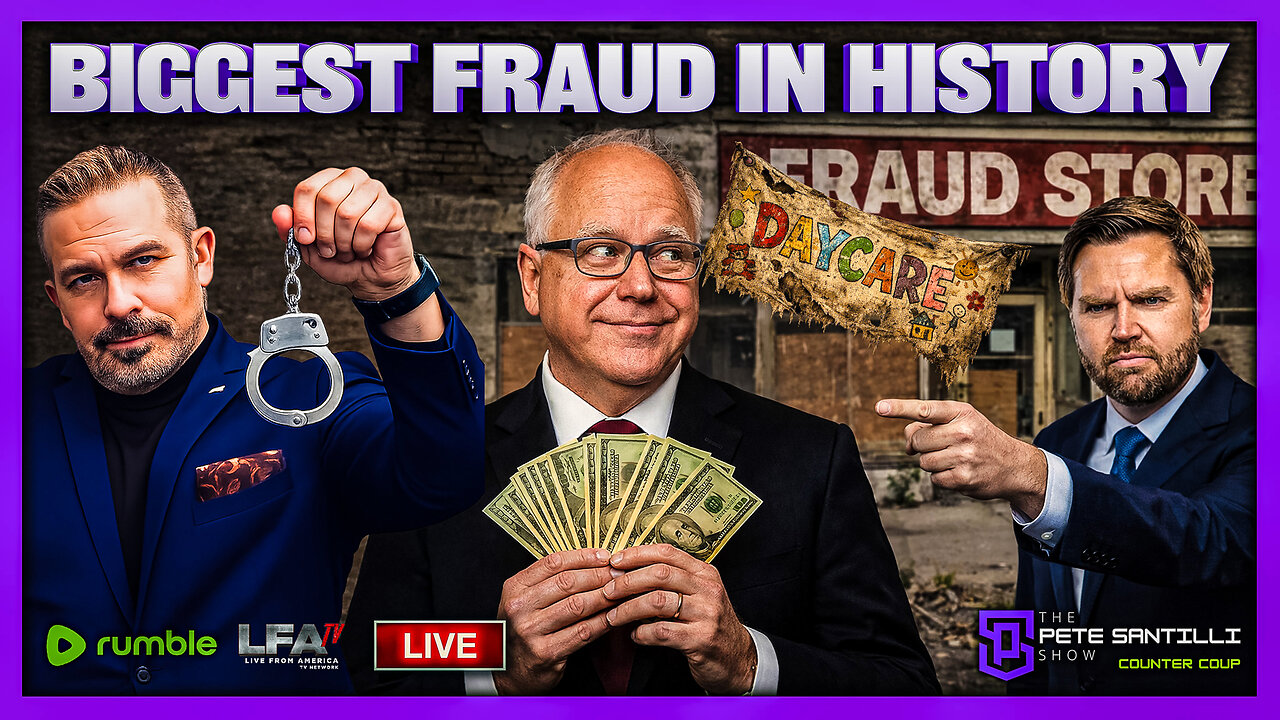 As MN FRAUDSURRECTION Escalates, VP Vance Says The DOJ Will Double Down To Prosecute Fraud | COUNTER COUP WITH PETE SANTILLI 1.8.26 5PM