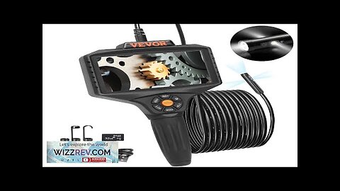 VEVOR Triple Lens Borescope 5" IPS Screen Inspection Camera with Lights 8X Review