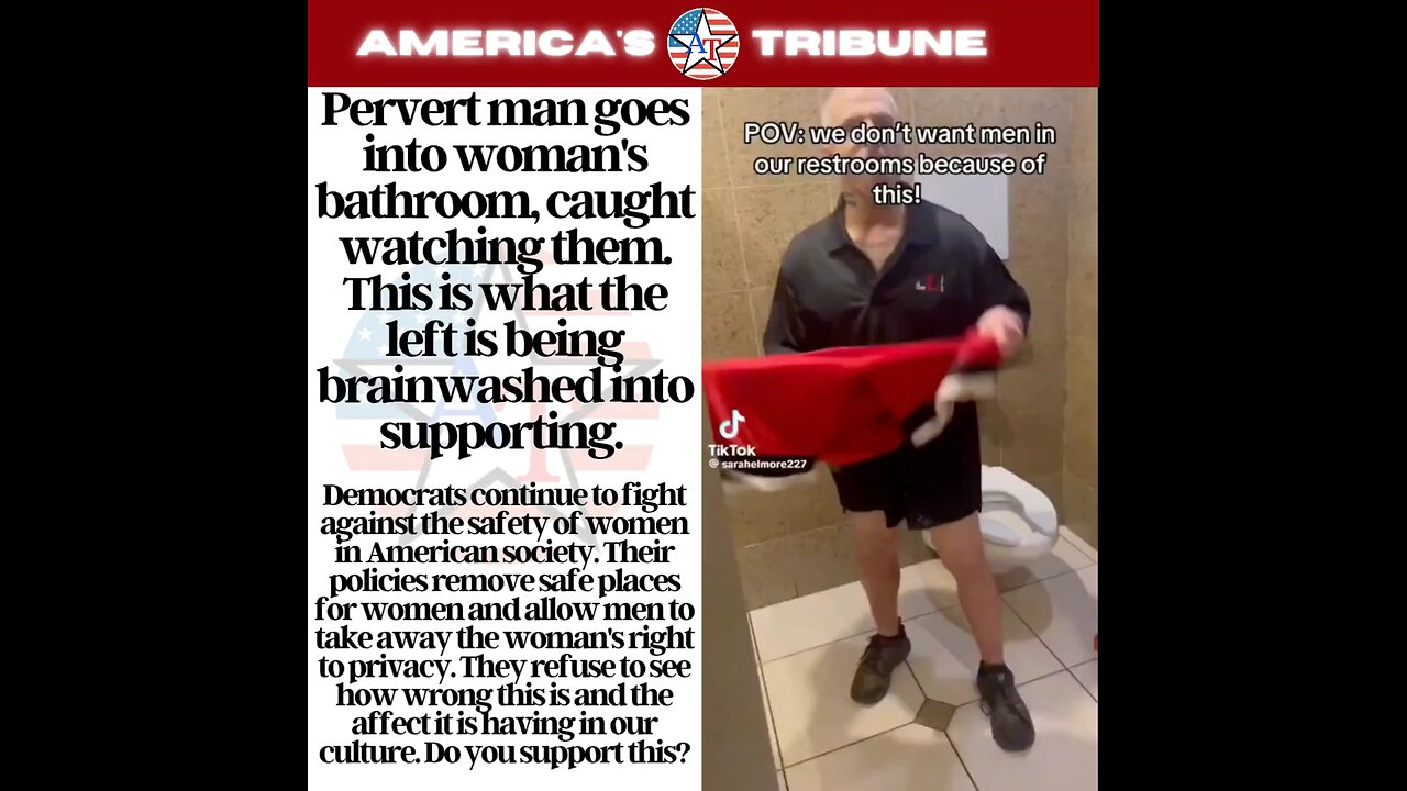 Left brainwashing base to accept perverts in safe places for women!