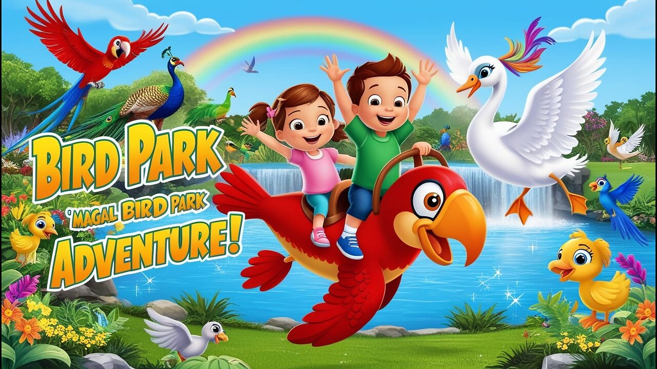 Kids Birds Park Adventure | Kindergarten Nursery Rhyme