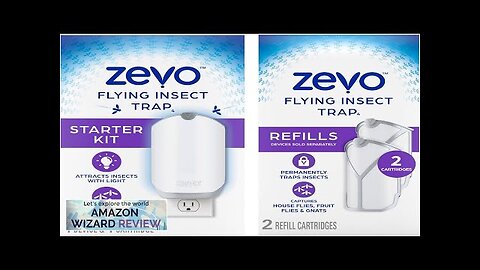 Zevo Flying Insect Trap Fly Trap + Refill Cartridge Pack (1 Plug-in Review