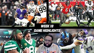 NFL Week 18 Game Highlights Reaction