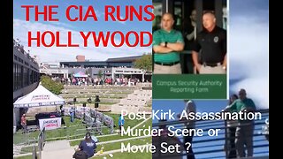 ⚫️🔺🇺🇸 Post Kirk Assassination Murder Scene or Movie Set❓