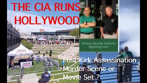 ⚫️🔺🇺🇸 Post Kirk Assassination Murder Scene or Movie Set❓ 