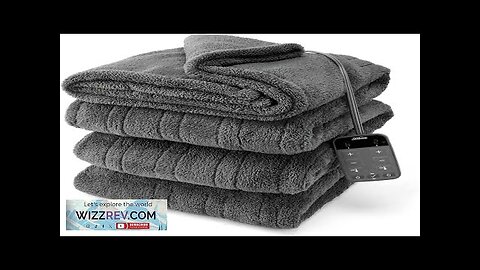 Sunbeam LoftTec Wi-Fi Connected Heated Blanket Electric Blanket 10 Heat Settings King Review