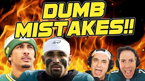 VERY BIG MISTAKES Packers & Eagles are making in NFL playoffs | Fusco Show