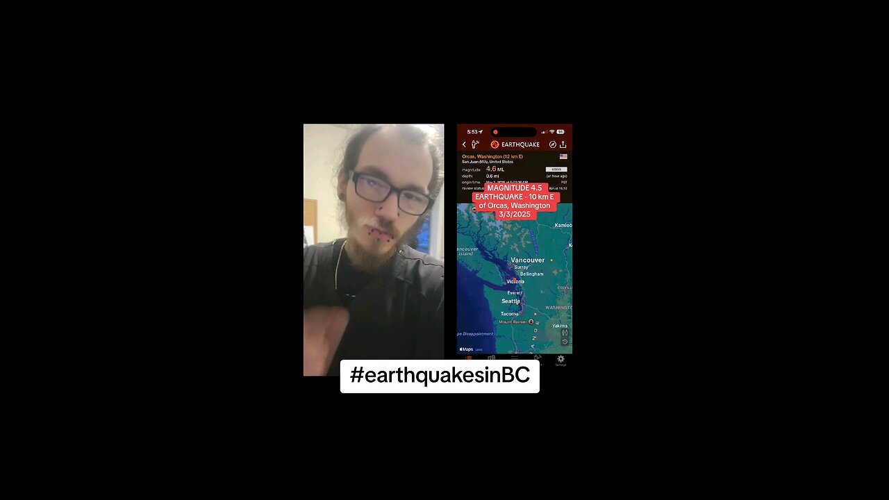 #earthquake #earthquaketoday #earhquakeinBC #earthquakeinPNW