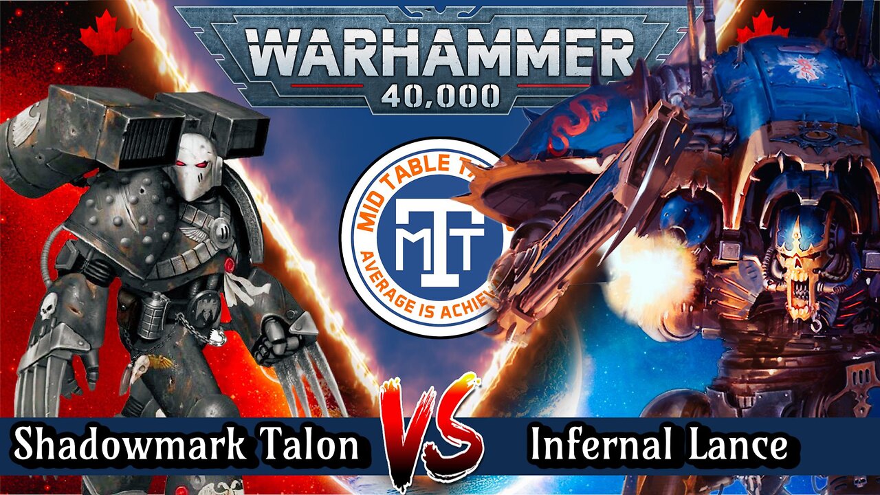 Warhammer 40k Battle Report: Chaos Knights VS Raven Guard