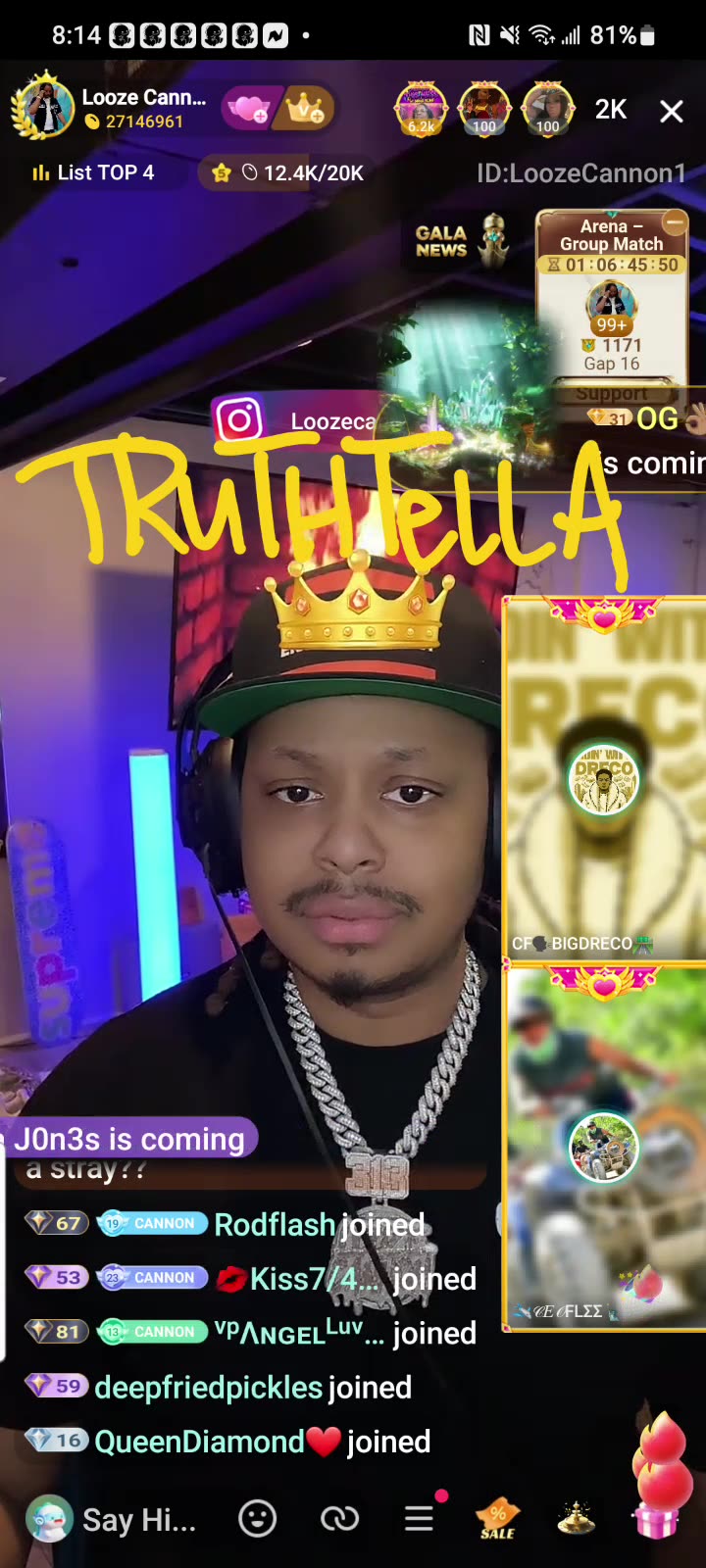 LOOZECANNON GETS BAD NEWS HE MIGHT BE LOSING UP TO 200K BIGO BEANS THIS MONTH