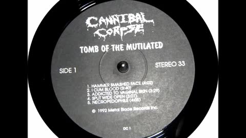 CANNIBAL CORPSE "TOMB OF THE MUTILATED"