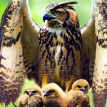 Mom sits with their kids