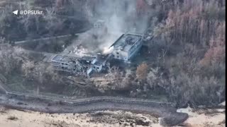 🎯🔥 Russian shelter and dugout destroyed in Zaporizhzhia region.