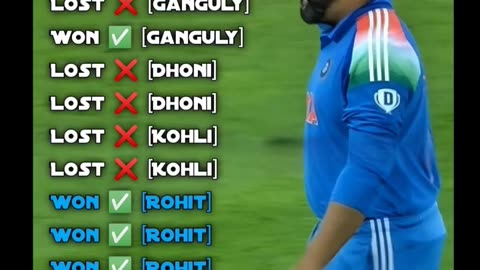 Rohit is proving to be one among greatest captains of India.He is leading the side effectively