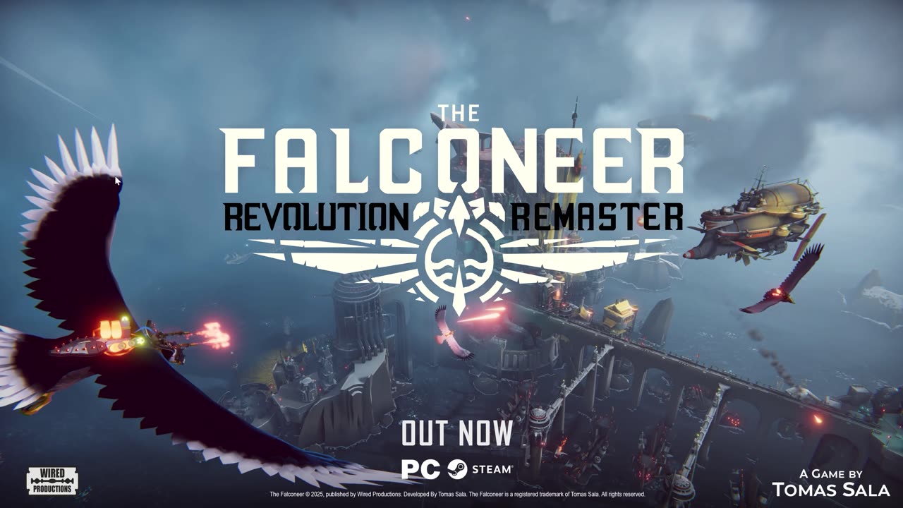 The Falconeer: Revolution Remaster — Launch Trailer (Free Steam Upgrade)