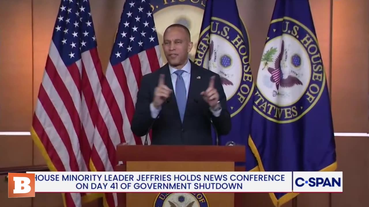 MOMENTS AGO: Hakeem Jeffries Won't Support Deal to End Shutdown...