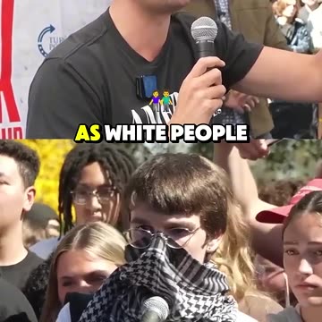 Masked Liberal Gets Schooled By Charlie Kirk