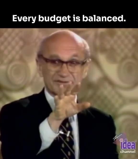 Milton Friedman was spot on