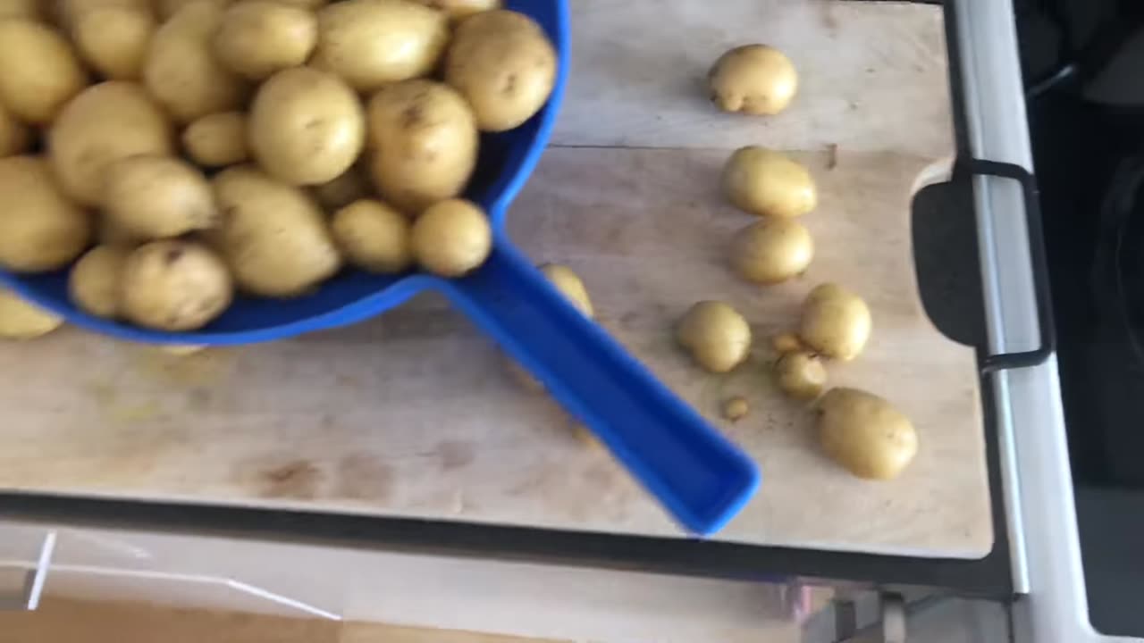 The rest of our homegrown potatoes🥔