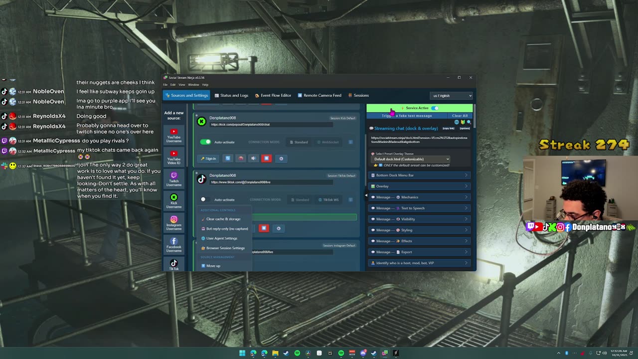 Streak: 274 Serviing Ribs, pull up