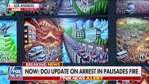 Suspected LA Arsonist Allegedly Created Eerie Pictures Of Burning Cities