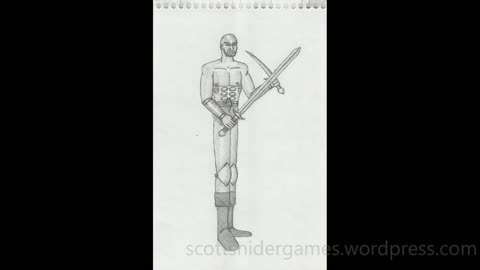 Barbarian Pencil Sketch Video #8 (12-10-2025)