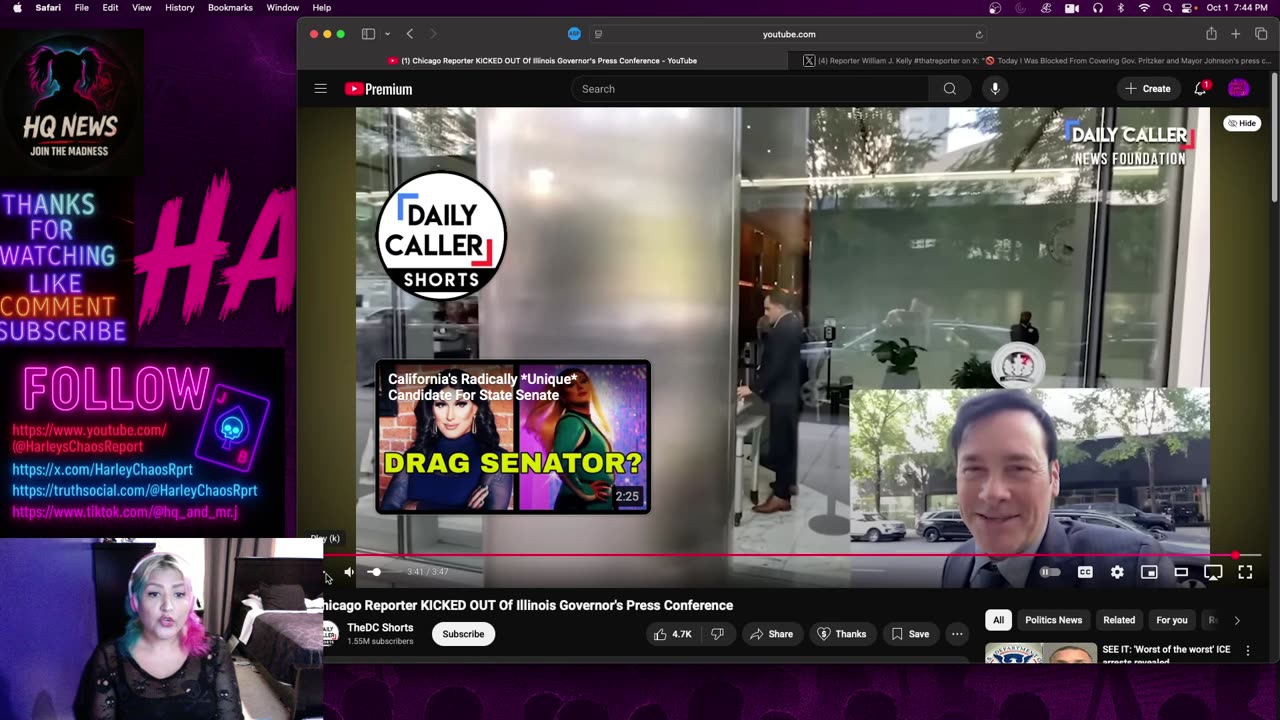 Journalist Blocked from Pritzker & Johnson Press Conference