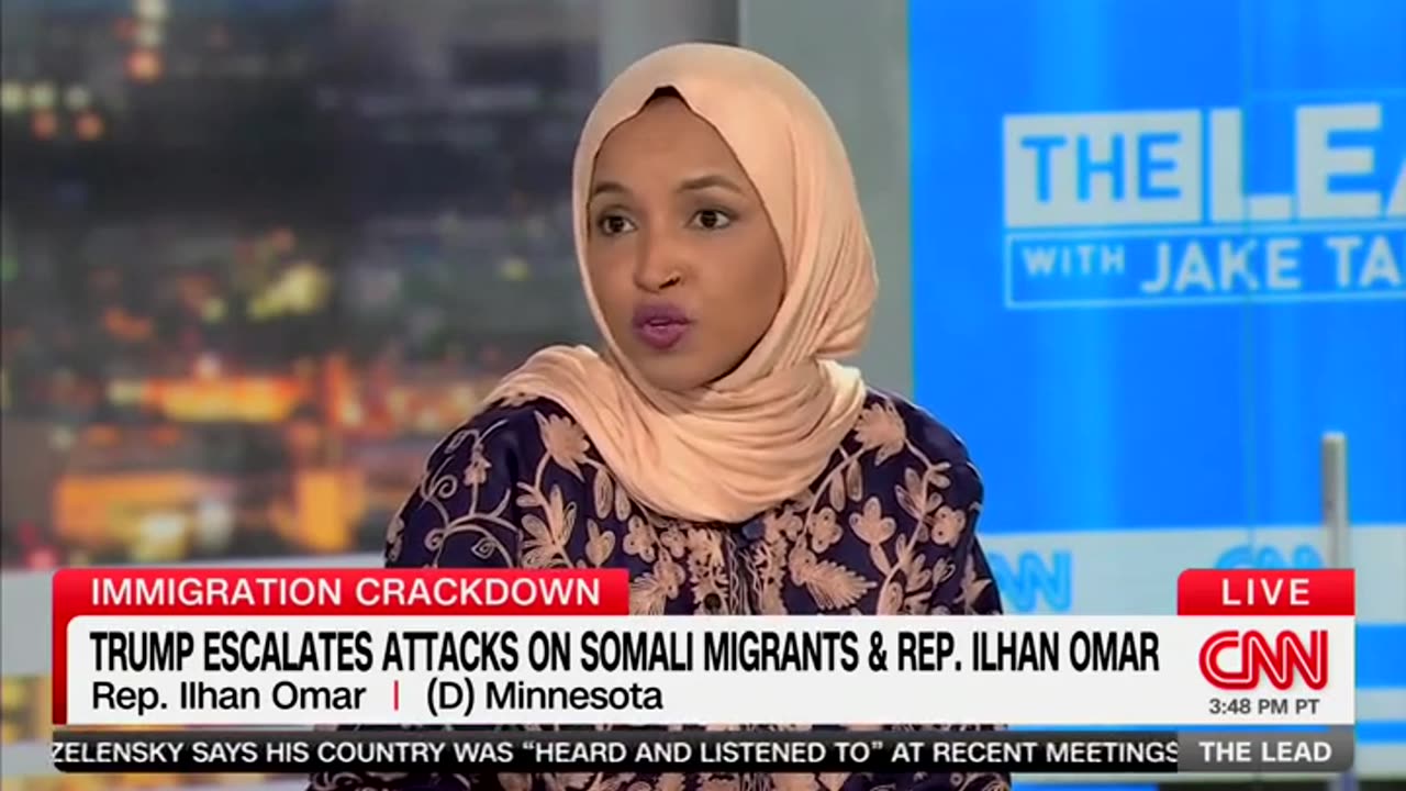 Ilhan Omar Says Immigration Crackdown Has Nothing To Do With Public Safety