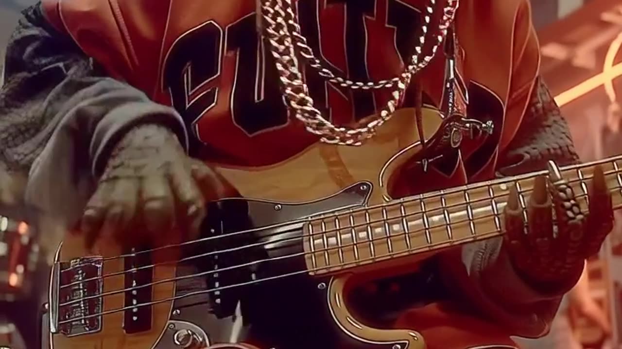 The video is made with AI, it may be artificial